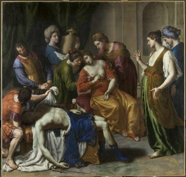 La mort de Cléopâtre