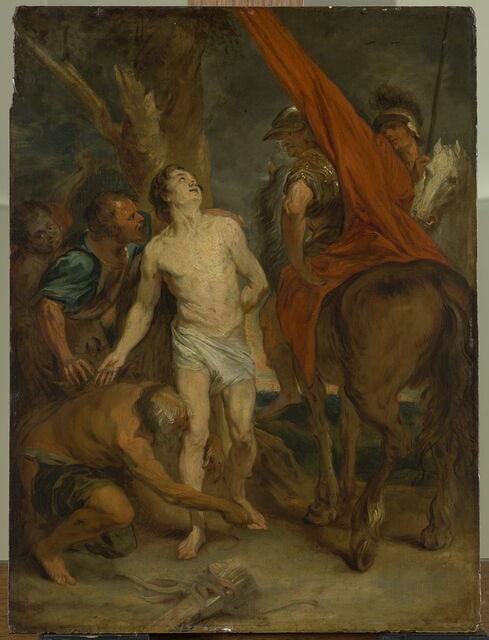 Les Préparatifs du martyre de saint Sébastien