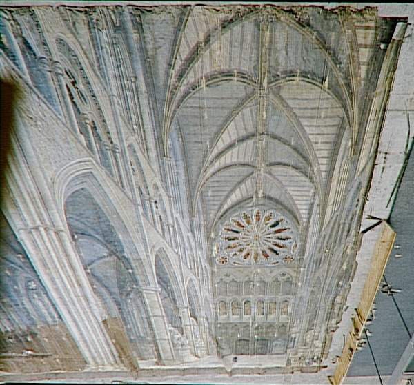 Intérieur de l'abbaye de Westminster à Londres