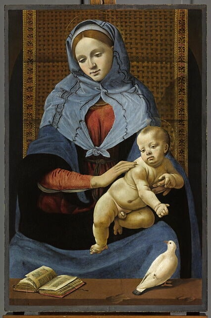 La Vierge et l'Enfant à la colombe