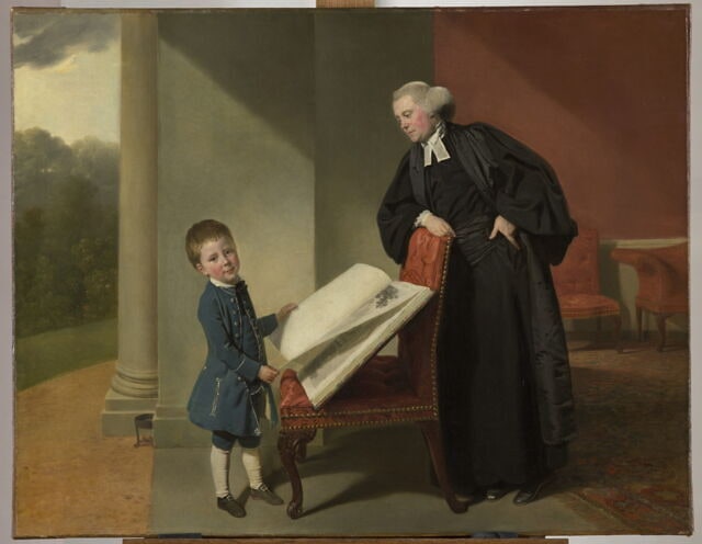 Le Révérend Randall Burroughes et son fils Ellis