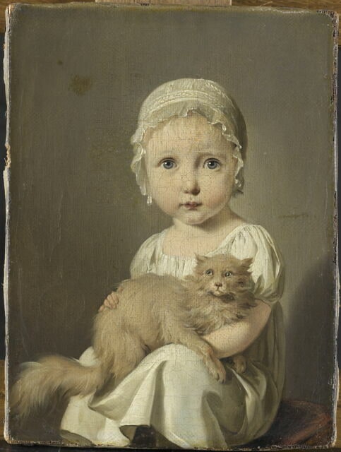 Gabrielle Arnault enfant (1811-1872), fille de l'écrivain Antoine Vincent Arnault, plus tard Mme Donat d'Ariès.