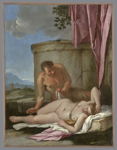 Satyre épiant une nymphe, dit aussi Jupiter et Antiope
