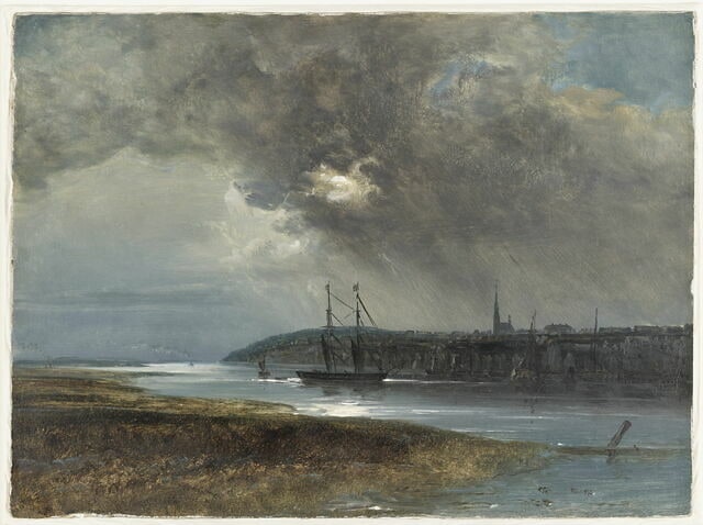 « Vue d’Altona (esquisse) »