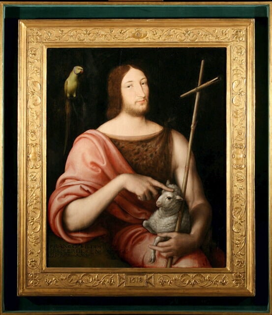 Portrait de François Ier en saint Jean Baptiste