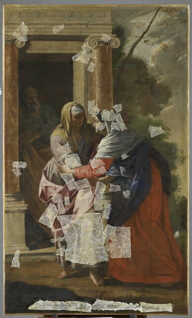 La Vierge visitant saint Zacharie et sainte Élisabeth