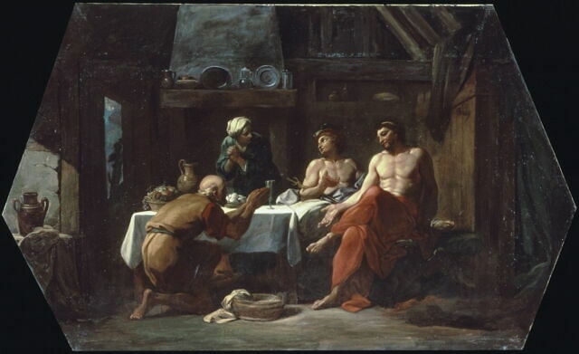 Jupiter et Mercure chez Philémon et Baucis