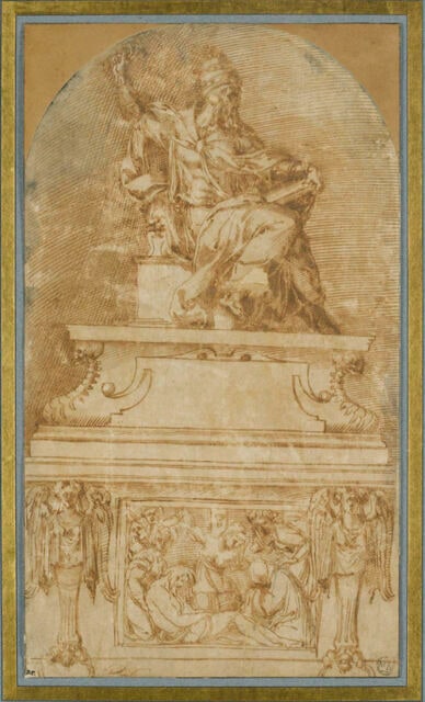 Étude pour le tombeau d'un pape (Clément VII ?)