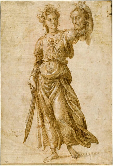 Judith montrant la tête d'Holopherne