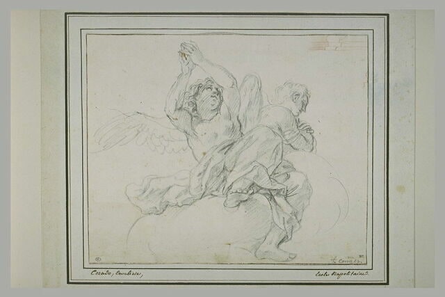 Deux anges l'un sous l'autre