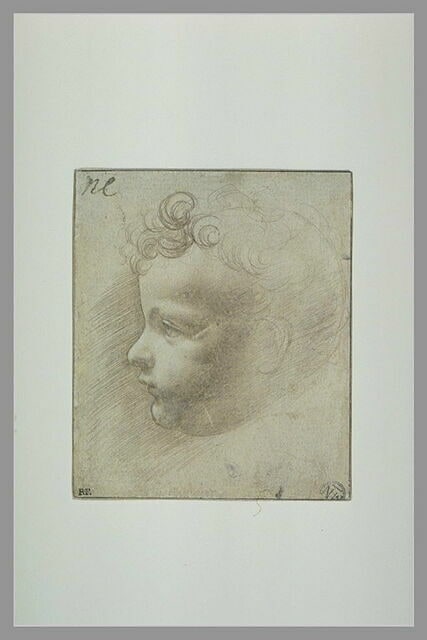 Tête d'enfant de profil