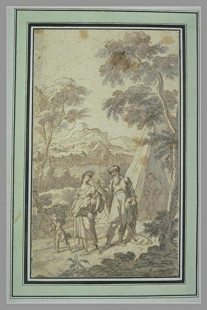 Abraham renvoyant Agar et Ismaël