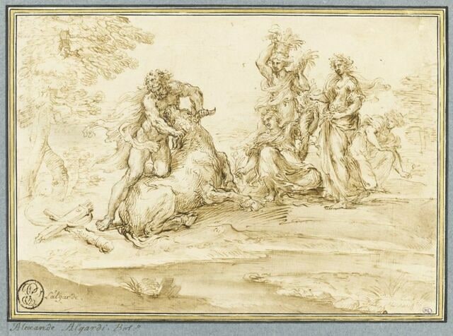 Combat d'Achéloüs et d'Hercule