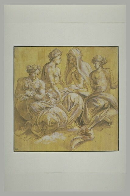 Quatre femmes assises