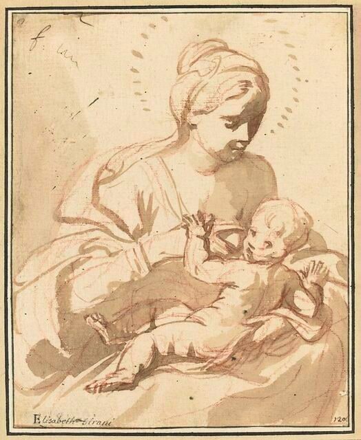 La Vierge allaitant l'Enfant
