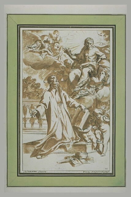 Le Christ apparaissant au fondateur des écoles pieuses