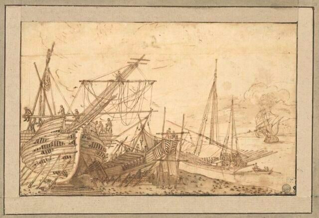 Réparations de navires, en cale sèche
