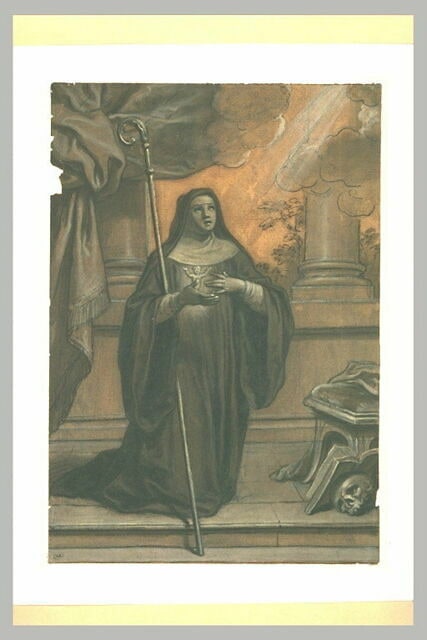Vision d'une sainte