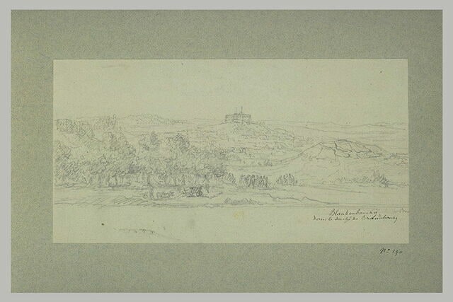 Vue de Blankenbourg dans le duché de Brandebourg
