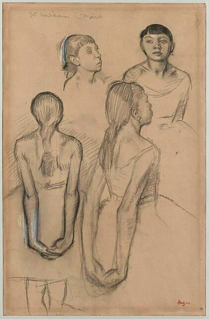 Quatre études d'une danseuse