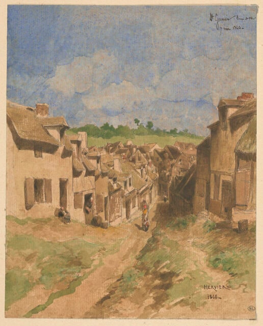 Une rue du vieux Saint-Germain