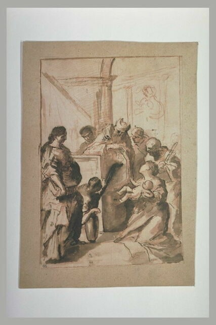 Jésus présenté au Temple par la Vierge