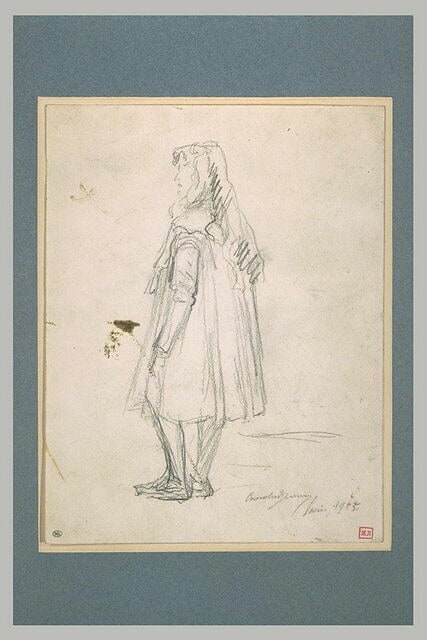 Homme en costume ancien