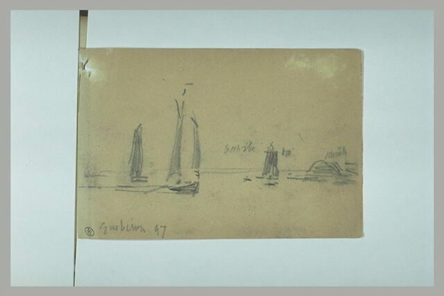Bateaux à voiles en mer