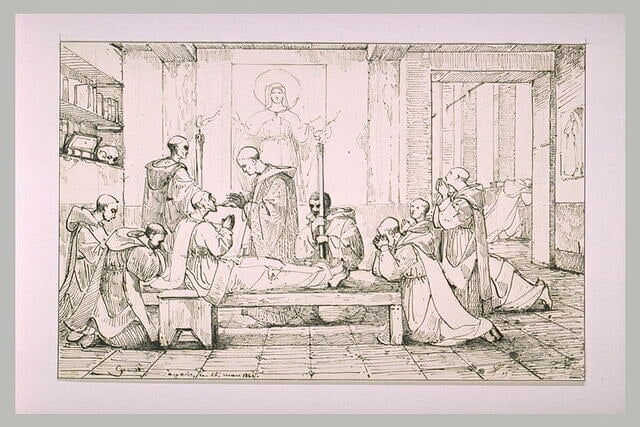 L'extrême onction, 1844