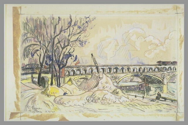 Vue du pont de Bercy