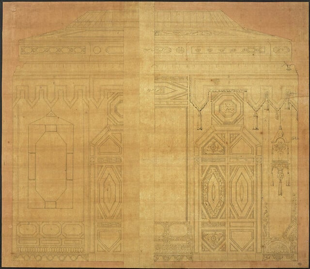 Projet de décoration du salon Turc pour la maison du Pardo