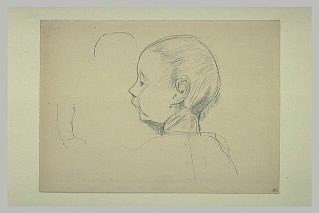Portrait d'Arï Redon, à un an