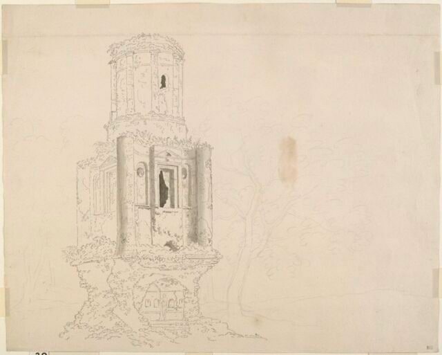 Ruines d'un tombeau antique, dit La Conocchia