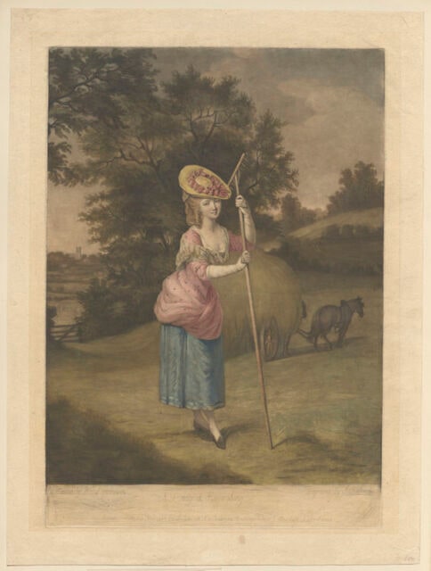 A Lady at Haymaking