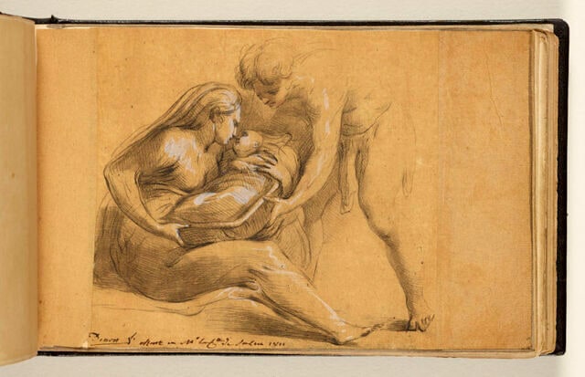 Couple avec nourrisson