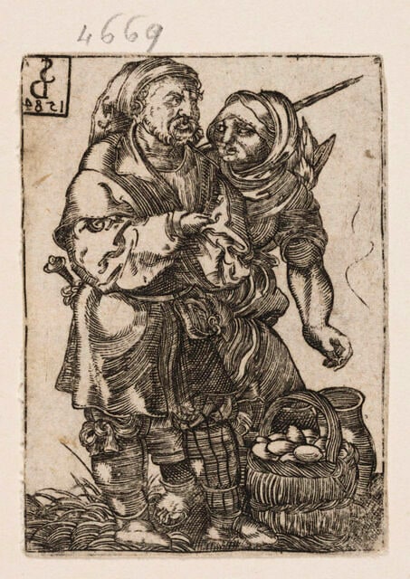 Les paysans au marché