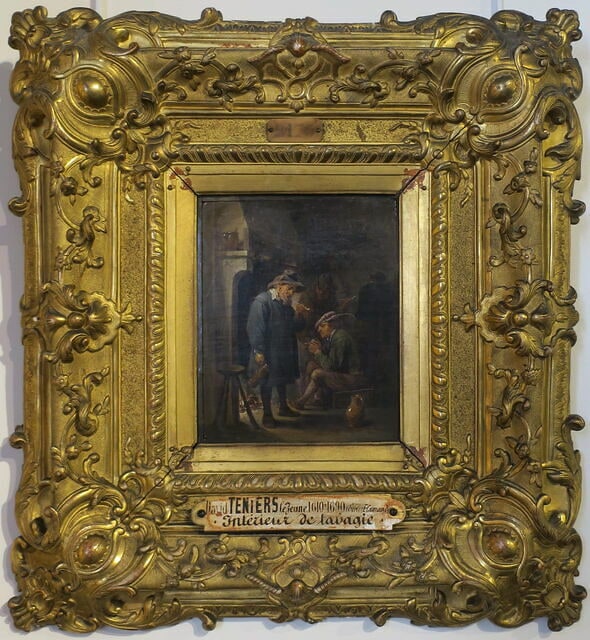 Intérieur de Tabagie : les trois fumeurs