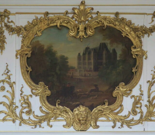 Vue du château de Madrid