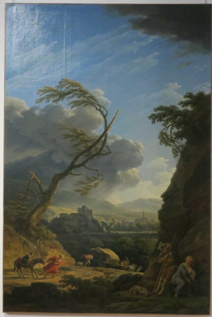 Le Coup de vent; l'orage sur terre