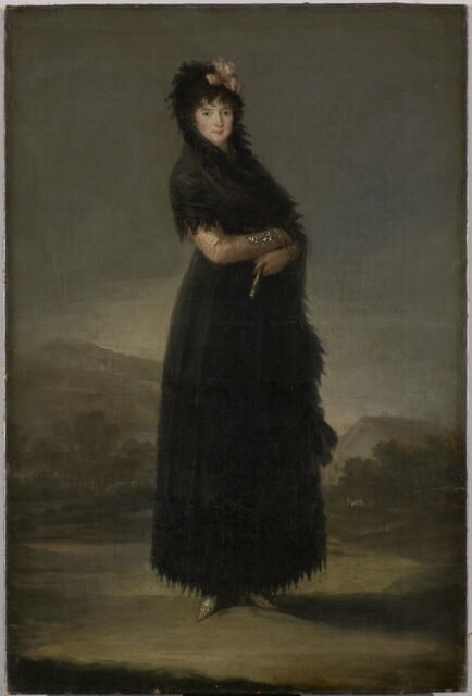 Portrait de Mariana Waldstein, 9e marquise de Santa Cruz (1763-1808)