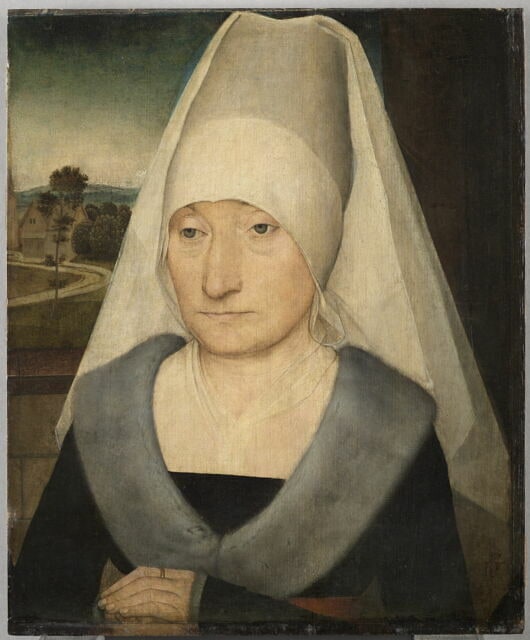 Portrait d'une femme âgée