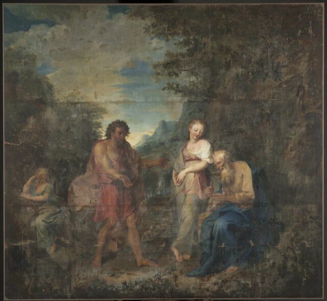 Jacob reprochant à Laban de lui avoir donné pour femme Lia au lieu de Rachel