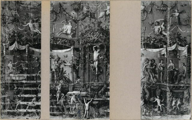 Le triomphe de Bacchus (cinq fragments)
