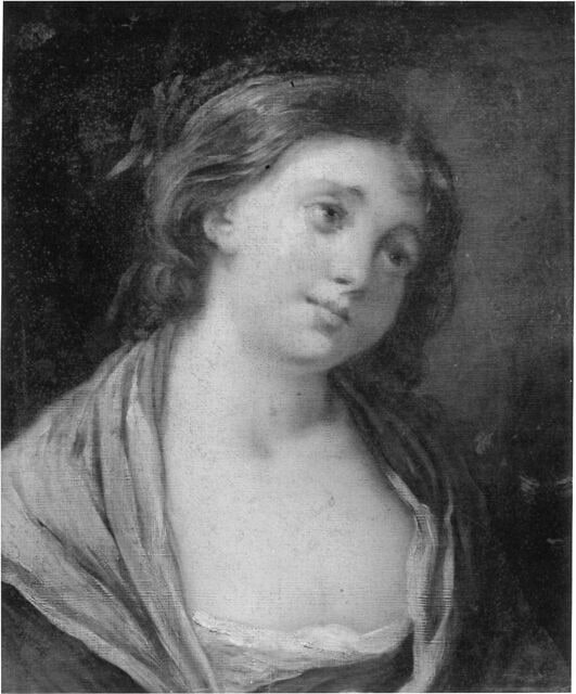 Tête de jeune fille.