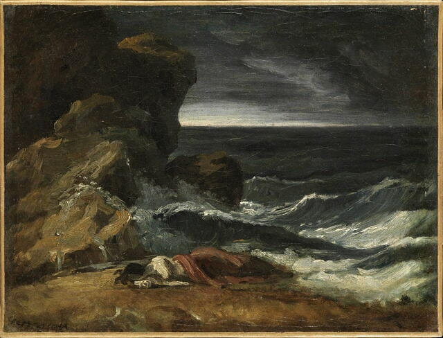 La tempête ou L'épave