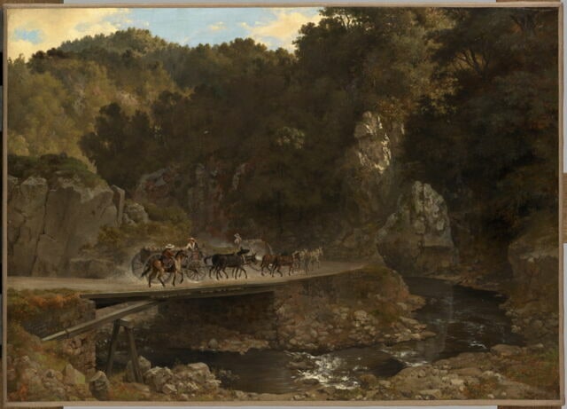 Chemin à Omintlan, province de Hidalgo (Mexique)