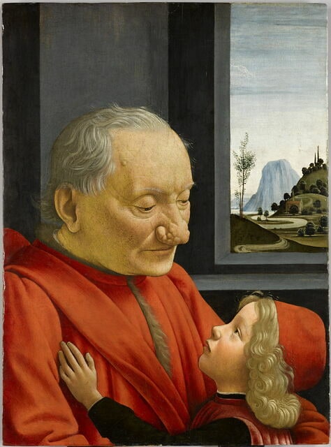 Portrait d'un vieillard et d'un jeune garçon