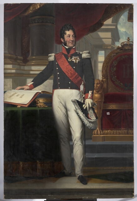 Portrait en pied de Louis-Philippe (1773-1850), roi des français