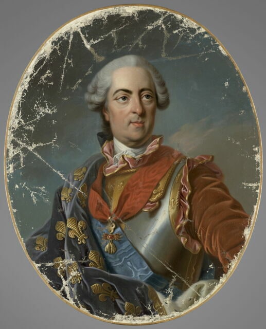 Portrait de Louis XV en buste