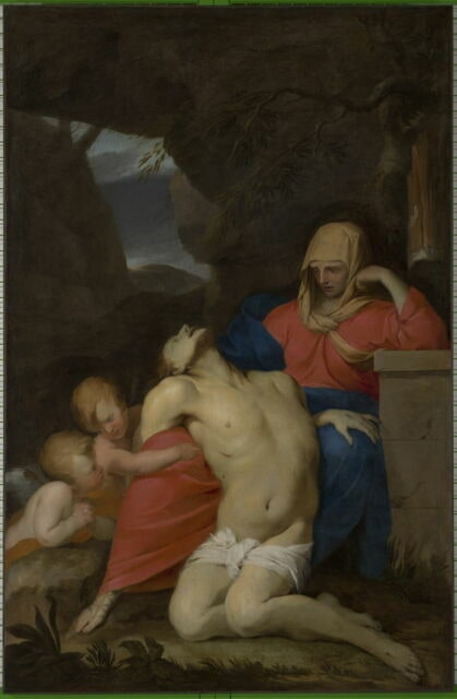 Le Christ mort sur les genoux de la Vierge